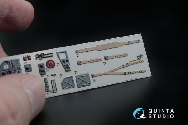 Quinta Studio QD48020 IL-2 3D-Printed &amp; coloured Interior on decal paper (for Tamiya kit)  1/48