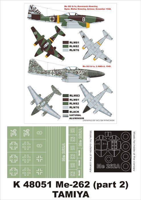 Montex K48051 Me-262 (part 2) 1/48
