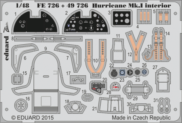 Eduard 49726 Hurricane Mk. I Airfix 1/48