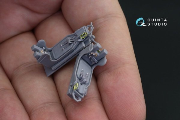 Quinta Studio QD48227 OV-10A Bronco 3D-Printed &amp; coloured Interior on decal paper (for ICM kit) 1/48