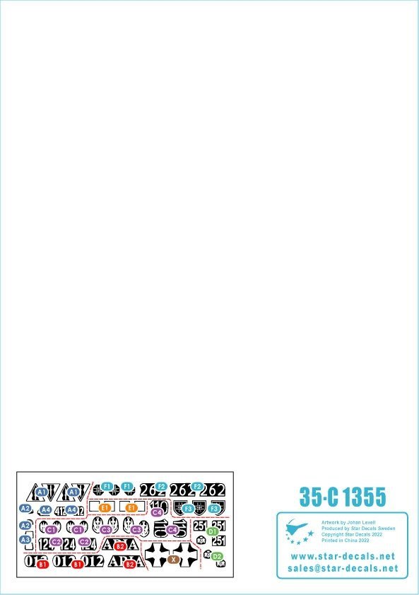 Star Decals 35-C1355 War in Ukraine 3 Ukrainian AFVs 2022 war 1/35