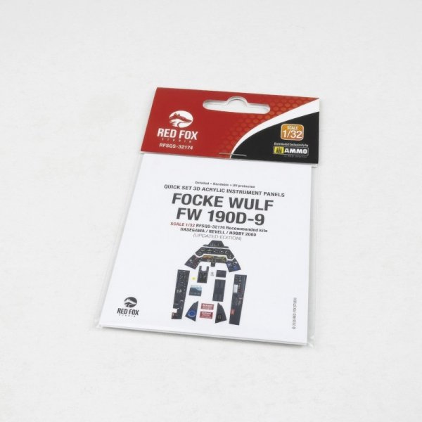 Red Fox Studio QS-32174 Fw 190D-9 Updated for Hobby 2000/Hasegawa/Revell kit 1/32