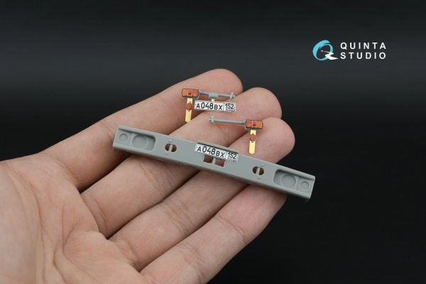 Quinta Studio QDS-35162 KrAZ-6322 3D-Printed &amp; coloured Interior on decal paper (Takom) (Small version) 1/35