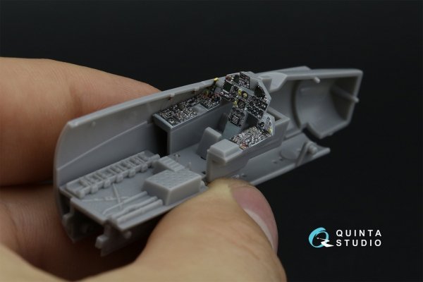 Quinta Studio QD72187 F-15C Late/J Late 3D-Printed &amp; coloured Interior on decal paper (Fine Molds) 1/72