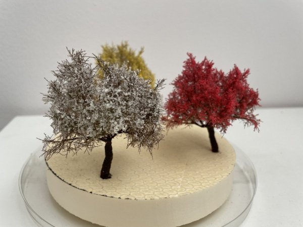 FREON DW2 Kwitnące drzewa - zestaw 3 sztuki / Flowering trees - set of 3 pieces