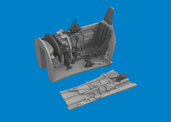 Eduard 6481124 P-40E cockpit w/ late seat PRINT EDUARD 1/48