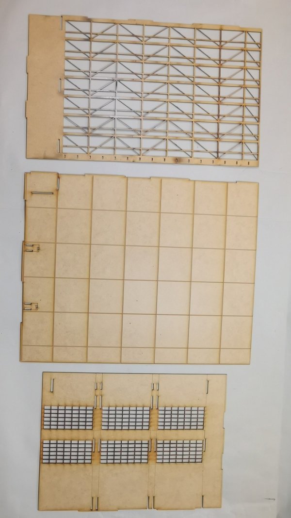 Daw Werk DWA032 Der Hangar - aircraft workshop diorama 1/32