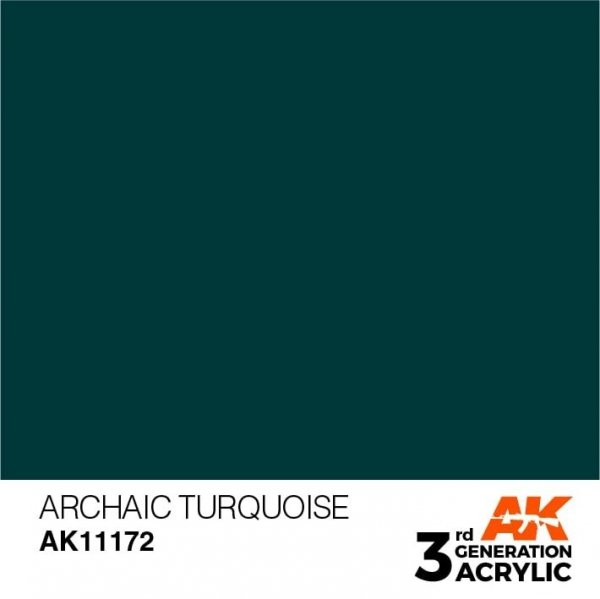 AK Interactive AK11172 ARCHAIC TURQUOISE – STANDARD 17ml
