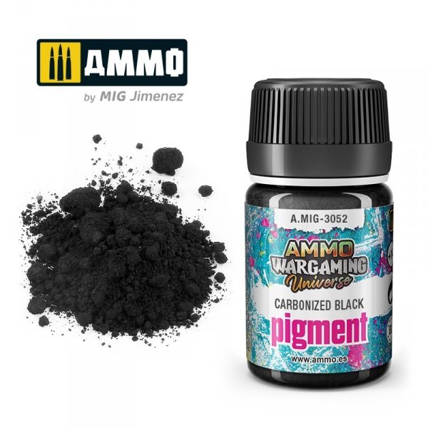 AMMO by Mig Jimenez 3052 Pigment Carbonized Black 35ml
