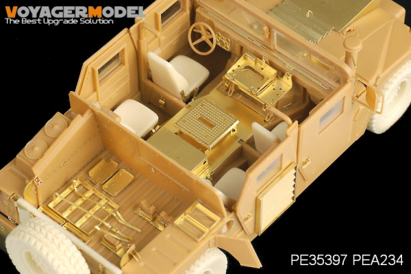 Voyager Model PEA234 Modern USMC HUMVEE family High back seats w/ seat belts (4 CHOICE) (FOR BRONCO)  1/35