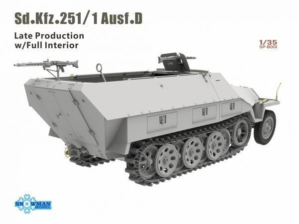 Snowman Model SP-8001 Sd.kfz.251/1 Ausf.D 1/35