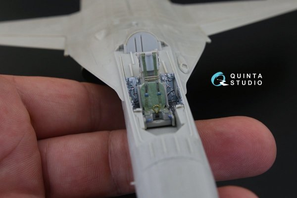 Quinta Studio QD48146 F-CK-1С 3D-Printed &amp; coloured Interior on decal paper (for AFV club kit) 1/48