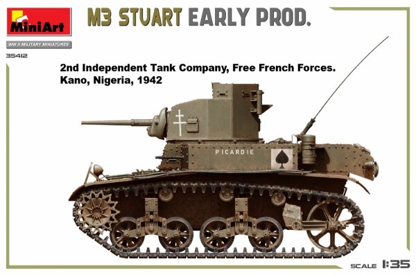MiniArt 35412 M3 STUART EARLY PROD. 1/35