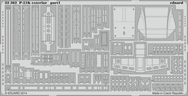 Eduard BIG3345 P-51K 1/32 Dragon