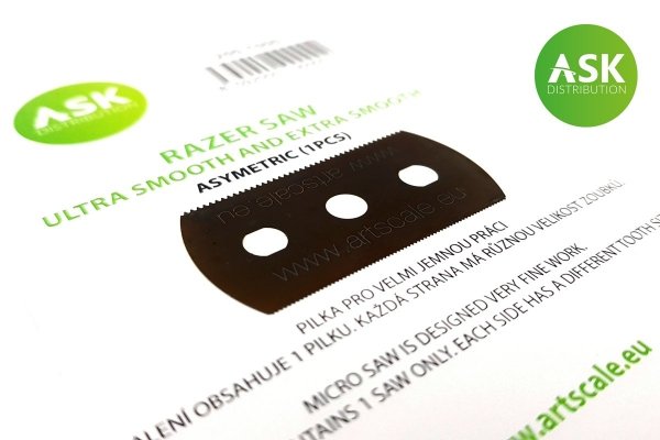 ASK T0004 Razor Saw: ultra and extra smooth asymetric (5 pcs) 70/43 teeth