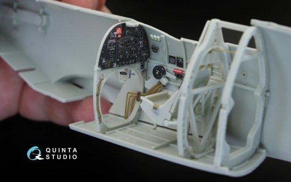 Quinta Studio QD32044 Spitfire Mk. IX 3D-Printed &amp; coloured Interior on decal paper (for Revell kit) 1/32