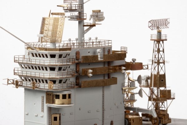 Eduard 53301 USS Nimitz CVN-68 part 7 Trumpeter 1/350
