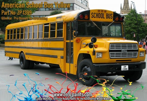 Zero Paints ZP-1399 American School Bus Yellow Paint 60ml