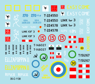 Star Decals 35-C1138 British Sherman in Italy 1943-44 1/35