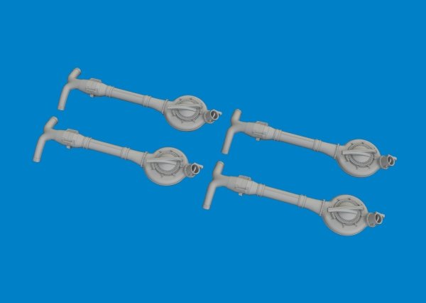 Eduard 6481112 B-24D turbochargers PRINT HOBBY BOSS 1/48