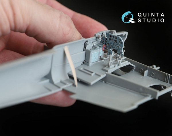 Quinta Studio QD48010 IL-2 3D-Printed &amp; coloured Interior on decal paper (for Accurate/Italery/Academy/Eduard kits) 1/48