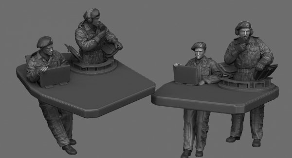 Panzer Art FI35-211 British tanks  turret Pixie suit set 1/35