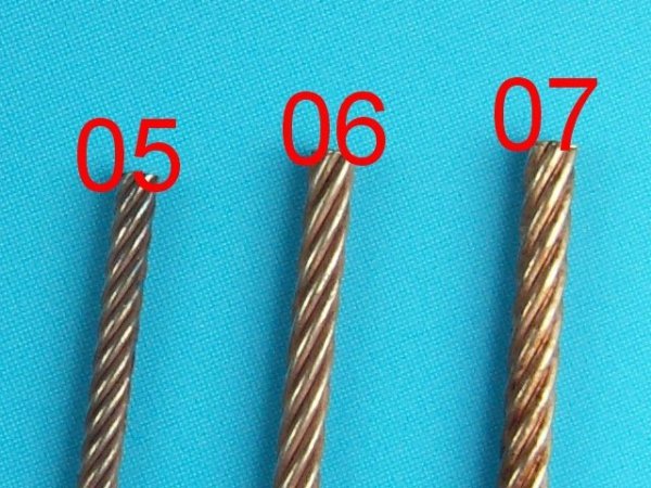Eureka XXL LH-06 1.35mm x 50cm Metal wire rope, linka holownicza