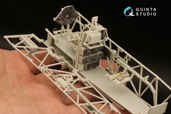 Quinta Studio QD32138 Ar 196A/B 3D-Printed &amp; coloured Interior on decal paper (Revell) 1/32