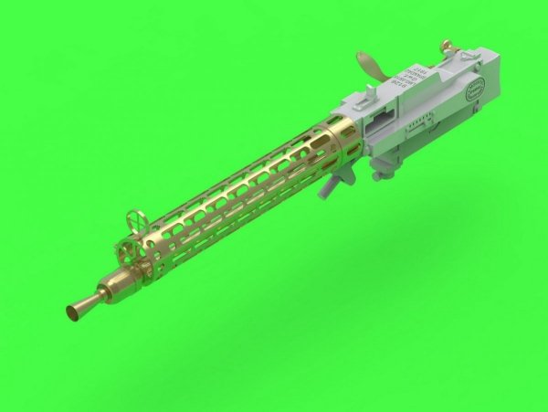 Master AM-32-121 Niemiecki karabin maszynowy z I w.św. Spandau LMG 8/15 (2szt.) (elementy żywiczne, toczone i fototrawione) 1/32