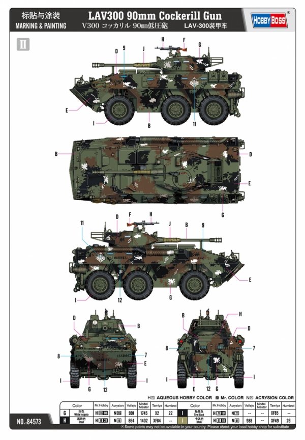Hobby Boss 84573 LAV300 90mm Cockerill Gun 1/35