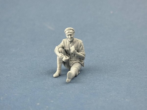 Copper State Models F32-066 British Dispatch Rider afternoon tea (Motorcycle not included) 1/32