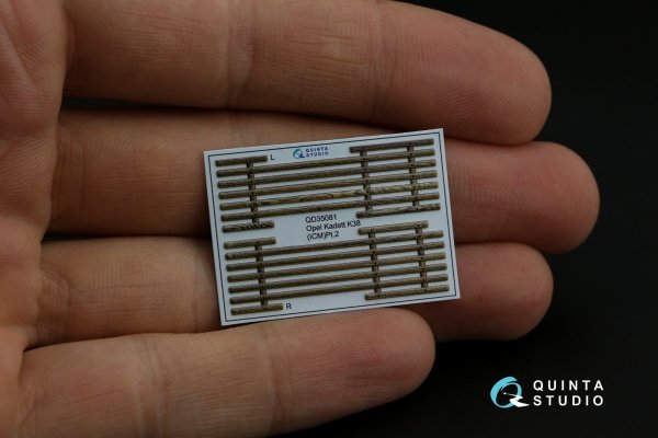 Quinta Studio QD35081 Opel kadett k38 3D-Printed &amp; coloured Interior on decal paper (ICM) 1/35