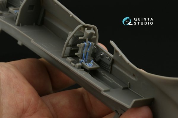 Quinta Studio QD48444 Fairey Gannet AS.1_AS.4 3D-Printed coloured Interior on decal paper (Airfix) 1/48