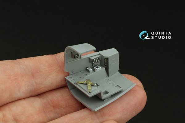 Quinta Studio QD48501 A-26C Invader 3D-Printed &amp; coloured Interior on decal paper (ICM) 1/48