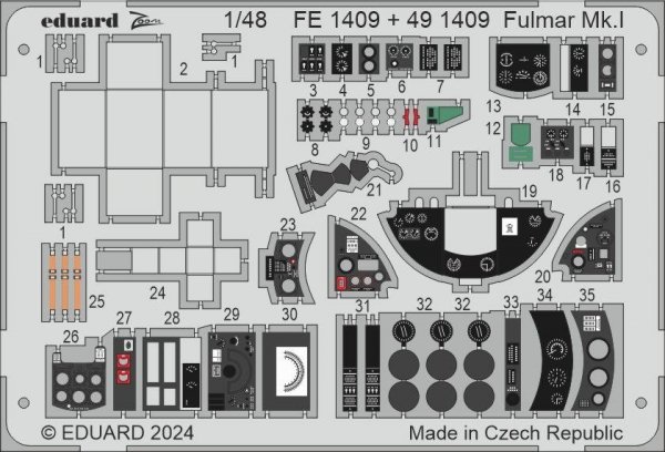 Eduard FE1409 Fulmar Mk. I TRUMPETER 1/48