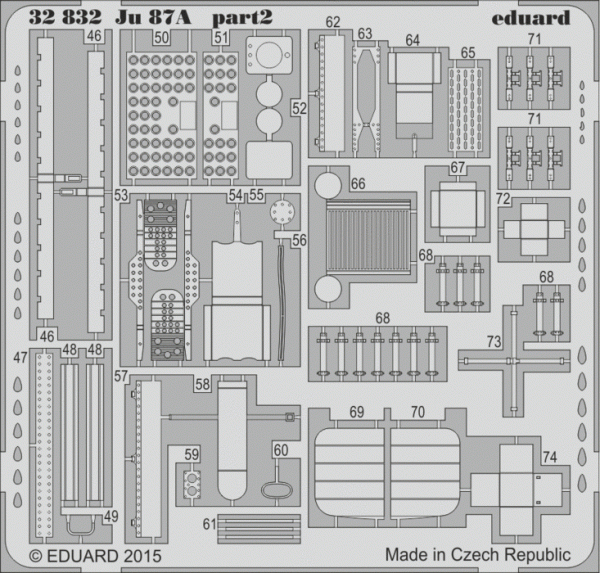Eduard 32832 Ju 87A S. A. 1/32 Trumpeter