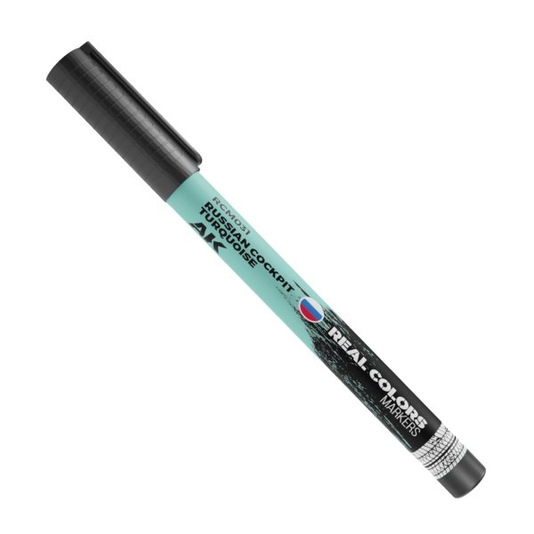AK Interactive RCM031 RUSSIAN COCKPIT TURQUOISE – RC MARKER