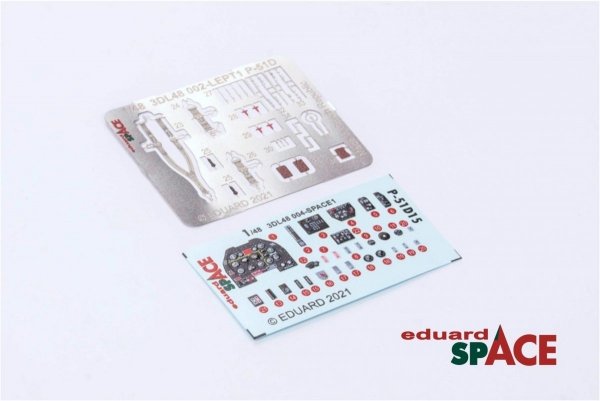 Eduard 3DL48004 P-51D-15+ SPACE 3D for Eduard 1/48