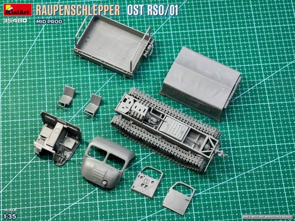 Miniart 35480 Raupenschlepper Ost RSO/01 Mid Prod. 1/35