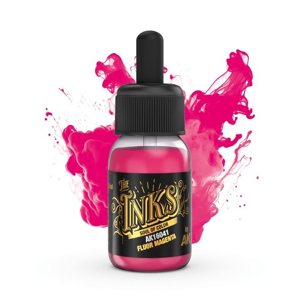 AK Interactive AK16041 FLUOR MAGENTA – INK 30ml