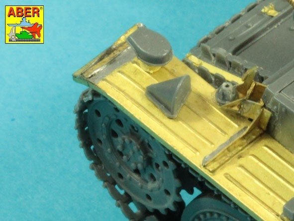 Aber 48041 Pz.Kpfw..38 (t) Ausf. E/F/G Niemiecki czołg Pz.38 (t) cz.2-błotniki / German tank Pz.Kpfw. 38 (t) Ausf.. E/F/G Vol.2-Fenders 1/48