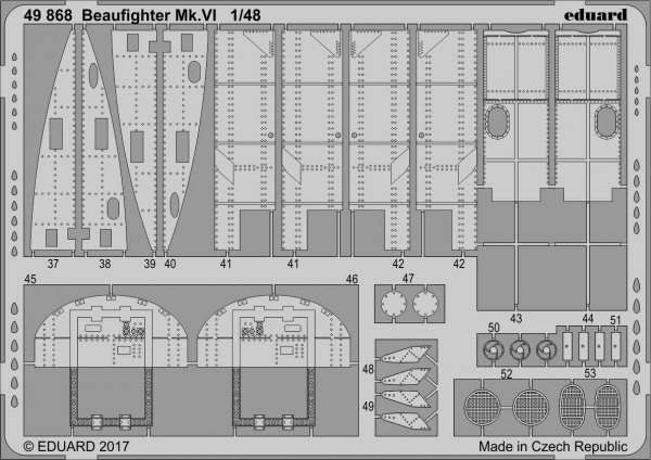 Eduard 49868 Beaufighter Mk. VI TAMIYA 1/48