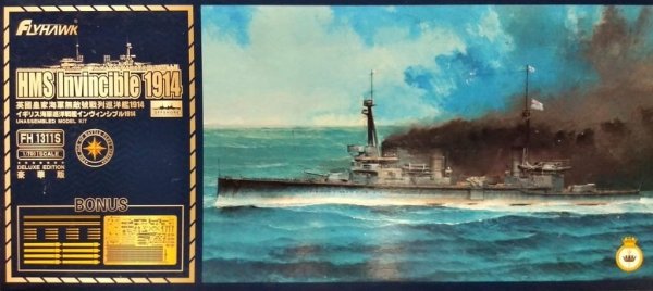 Flyhawk FH1311S HMS Invincible 1914 Deluxe Edition 1/700