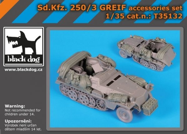 Black Dog T35132 Sd.Kfz 250/3 Greif 1/35