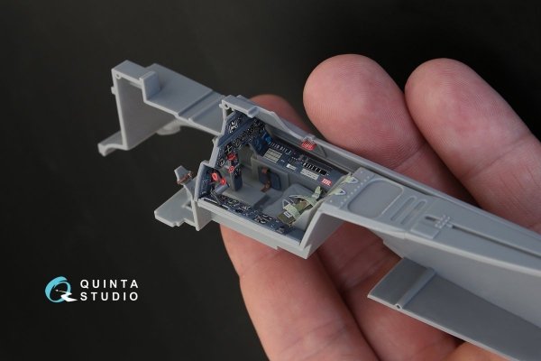 Quinta Studio QD32055 FW 190A-5 3D-Printed &amp; coloured Interior on decal paper (for Hasegawa kit) 1/32