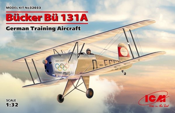 ICM 32033 Bucker Bu 131A, German Training Aircraft 1/32