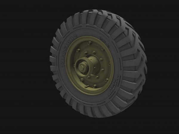 Panzer Art RE35-612 Fordson WOT 6 road wheels (Dunlop) 1/35