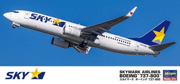 Hasegawa 10744 Boeing 737-800 Skymark Airlines 1/200