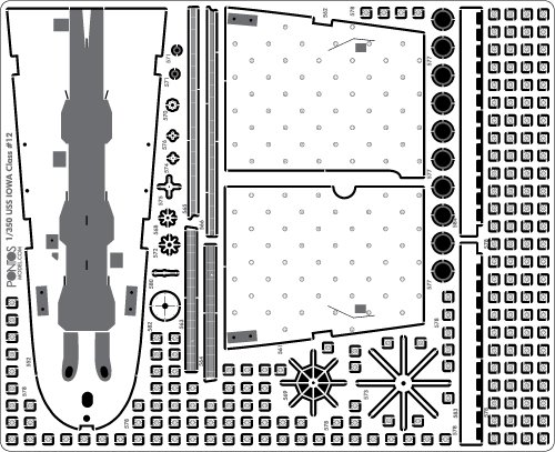 Pontos 35011F1 USS BB-63 Missouri BATTLESHIP Detail Up Set (1:350)