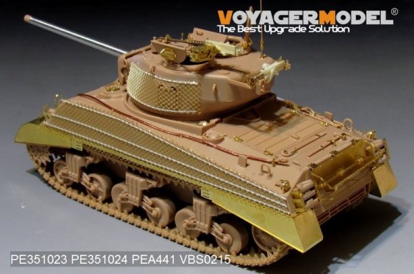 Voyager Model PE351023 WWII US M4A3 (76) w Mid Tank Basic For MENG TS-043 1/35